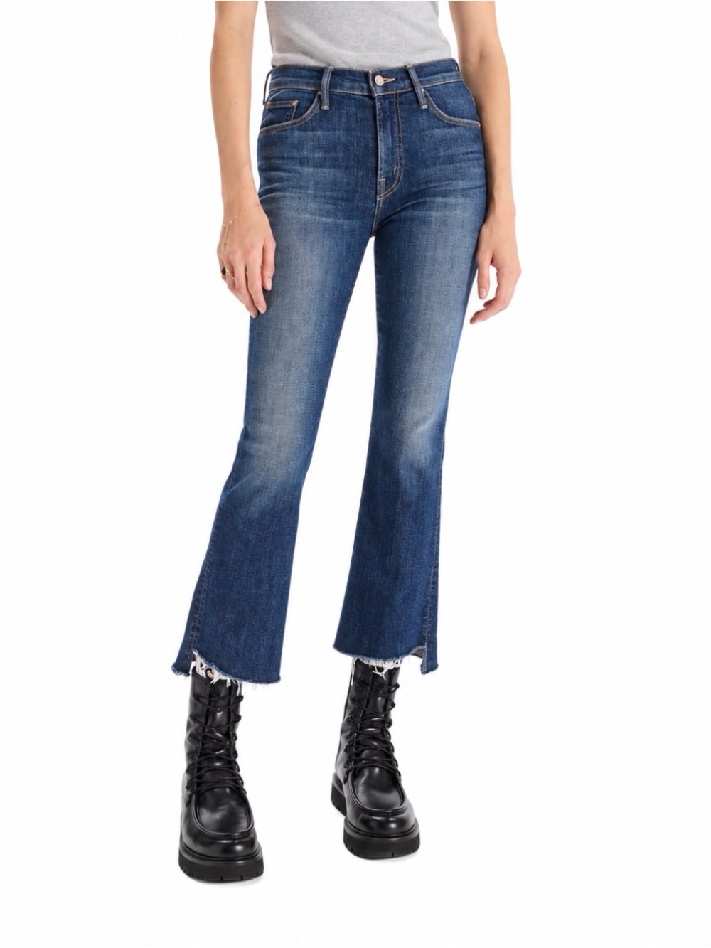 MOTHER Insider Crop Step Fray
in Girl Crush Size 32